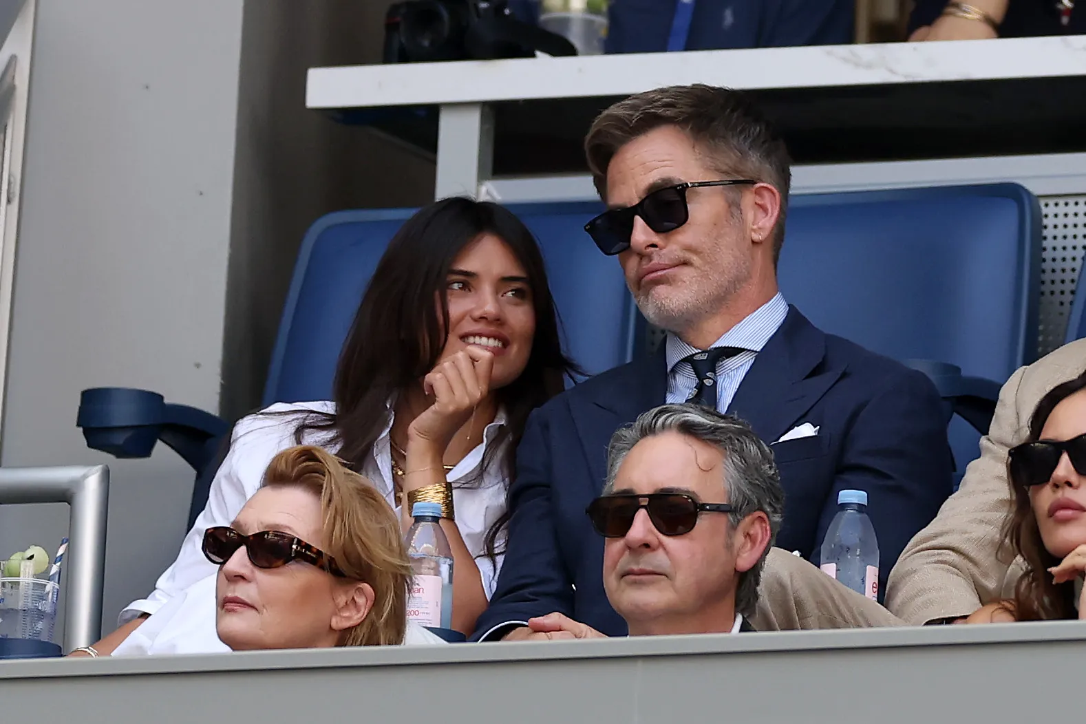 US Open 2026 – Day 15 Chris Pine attends the men's singles final at the US Open.