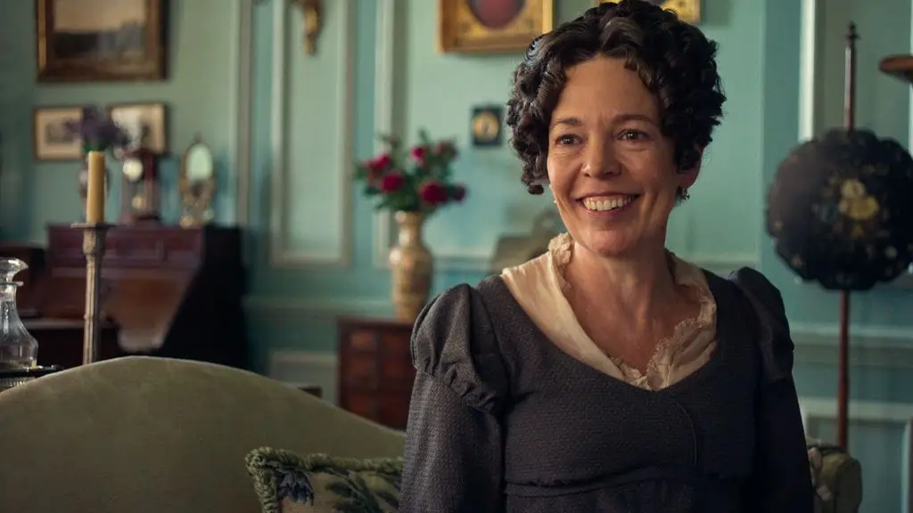 Olivia Colman stars as Mrs. Bennet