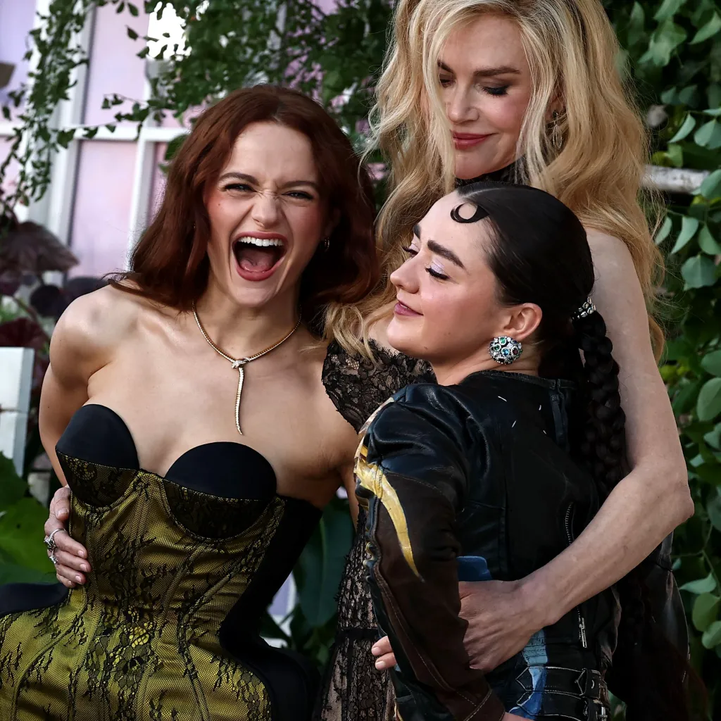 Joey King, Maisie Williams and Nicole Kidman at "Practical Magic 2" first