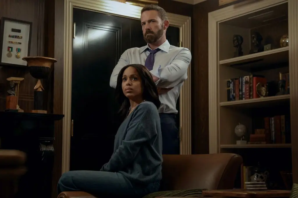 Kerry Washington as Abigail and Ben Affleck as Mark in Animals