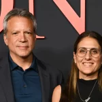 Michael De Luca, Pamela Abdy at the Weapons World Premiere held at The United Theater on Broadway on July 31, 2025 in Los Angeles, California.