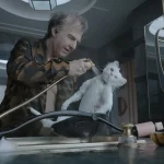 Tom Cruise as Rockwell with Maggie the Cat in Warner Bros. Pictures’ Digger, a Warner Bros. Pictures release.