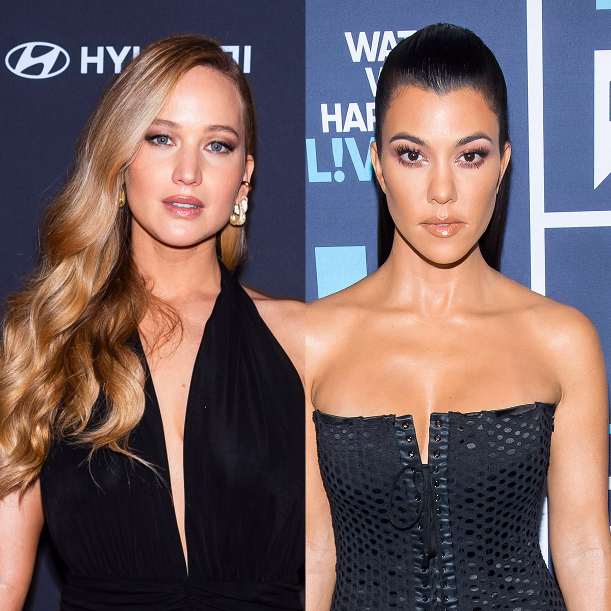 Kourtney Kardashian reacts to Jennifer Lawrence calling her boring