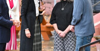 Princess Kate wore ruffles and tartan for surprise visit to Northern Ireland