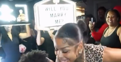 Blueface proposes to Chrisean Rock at Arizona nightclub on video 9 Blueface proposes to Chrisean Rock at Arizona nightclub on video