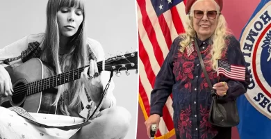Joni Mitchell celebrates becoming a US citizen: 'A journey that began 62 years ago'