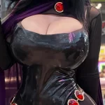 Guess the girl is getting out of her latex bodysuit
