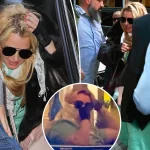 Britney Spears tries to go incognito at a New York restaurant
