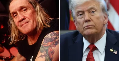 Iron Maiden's Nicko McBrain rejected an invitation to play golf with Trump