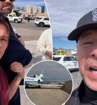 'Power Rangers' star Amy Jo Johnson 'glad to be alive' after Donnie Wahlberg's private jet skids off Vegas runway