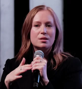 Hannah Einbinder at The New Yorker Festival on Friday night in Manhattan.