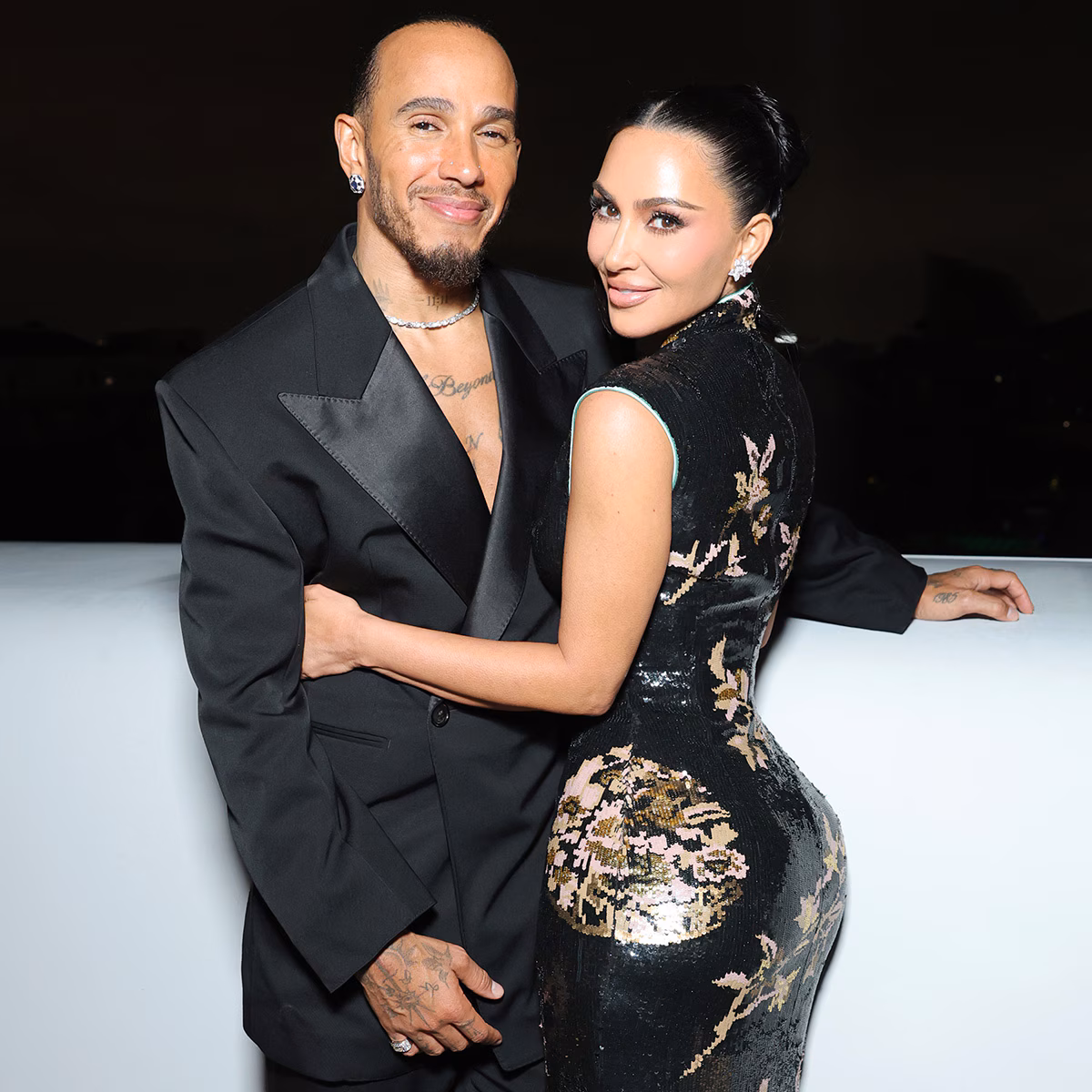 Lewis Hamilton reveals he gave Kim Kardashian's 4 children a dog