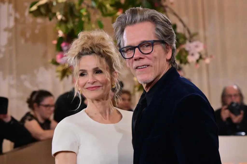 Kevin Bacon and Kyra Sedgwick Followers Name Them 'Couple Objectives' in Cozy Lake Photograph 2 American actress Kyra Sedgwick and American actor Kevin Bacon attend the 83rd Annual Golden Globe Awards at the Beverly Hilton Hotel in Beverly Hills, California on January 11, 2026.
