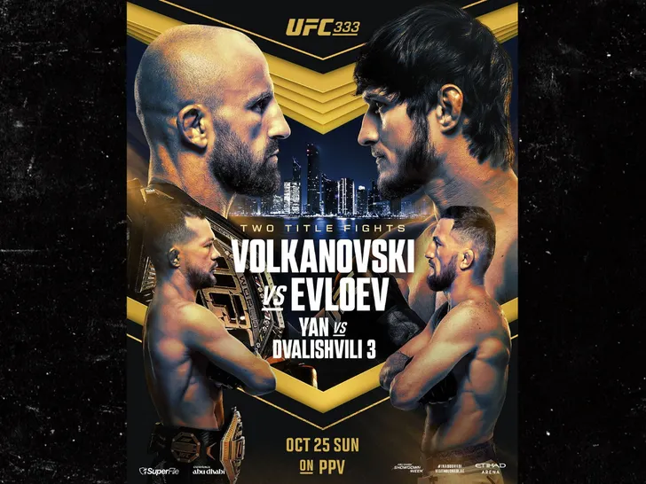 UFC 333 poster