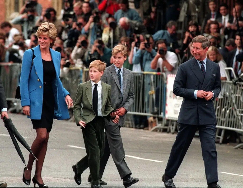 Prince Harry will get emotional as he talks about 'enjoyable' Archie and Lilibet 6 Princess Diana, Prince William and Prince Harry at Eton
