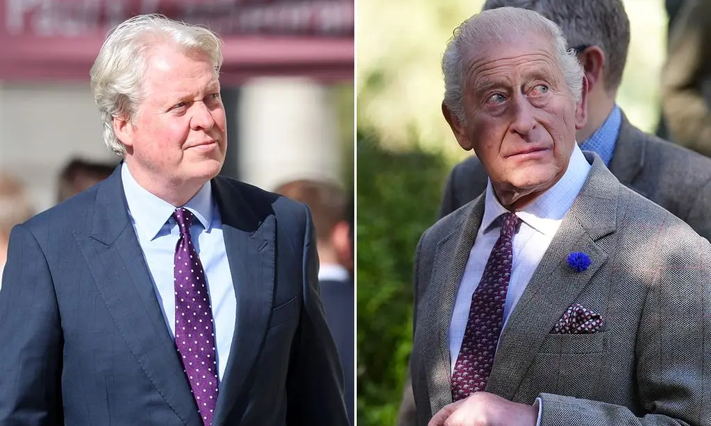 Prince Harry will get emotional as he talks about 'enjoyable' Archie and Lilibet 3 Two images of Charles Spencer and Charles, Prince of Wales in evening dress.