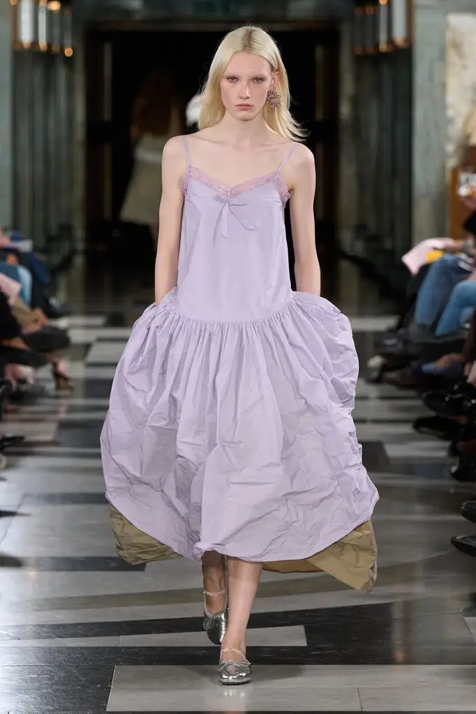 simone rocha lilac dress