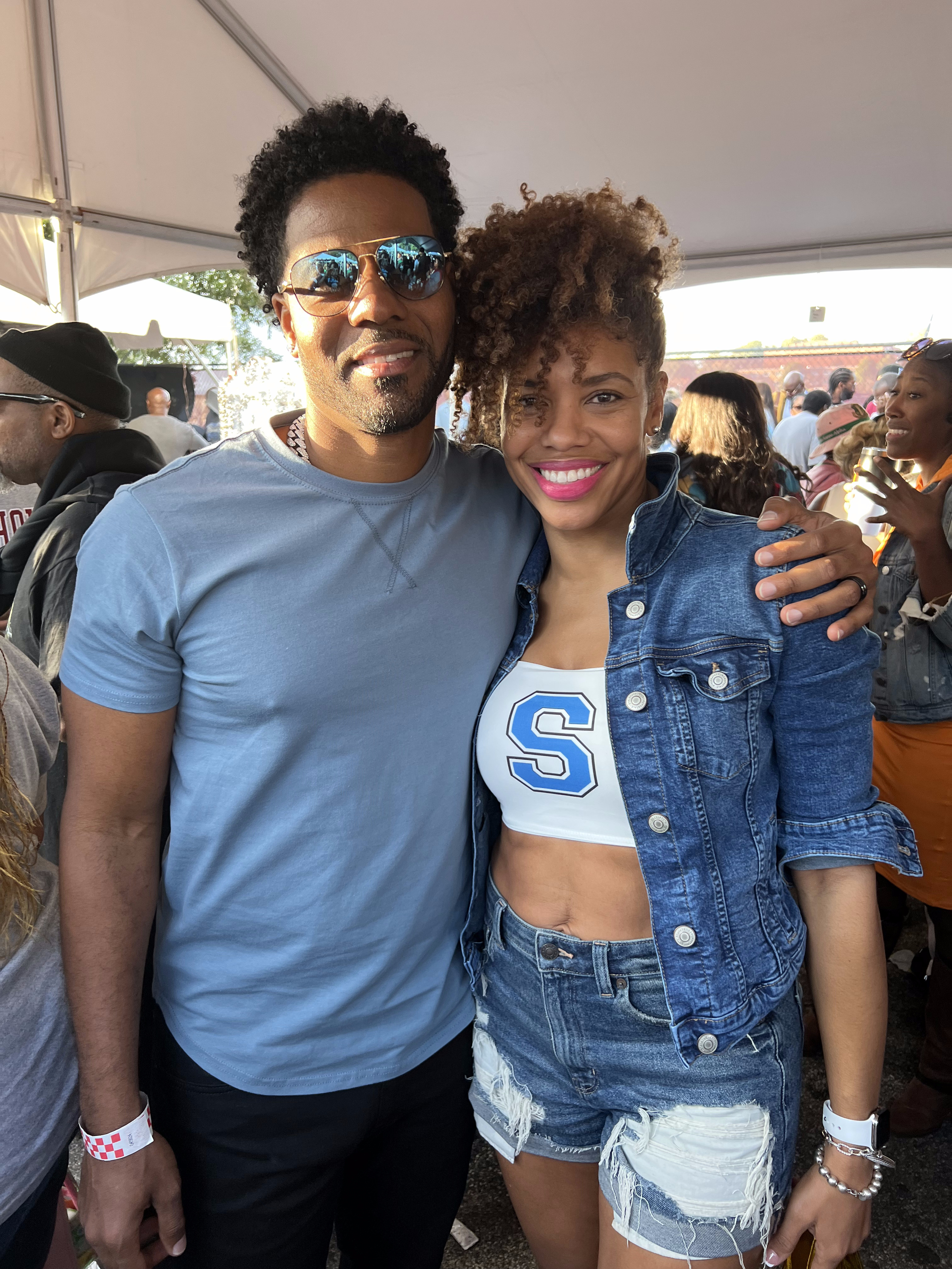 HBCU Love On The Yard: Meet SpelHouse Couple Ashley and Jacobi 4 Backyard love: SpelHouse style. (Photo courtesy of Subjects)
