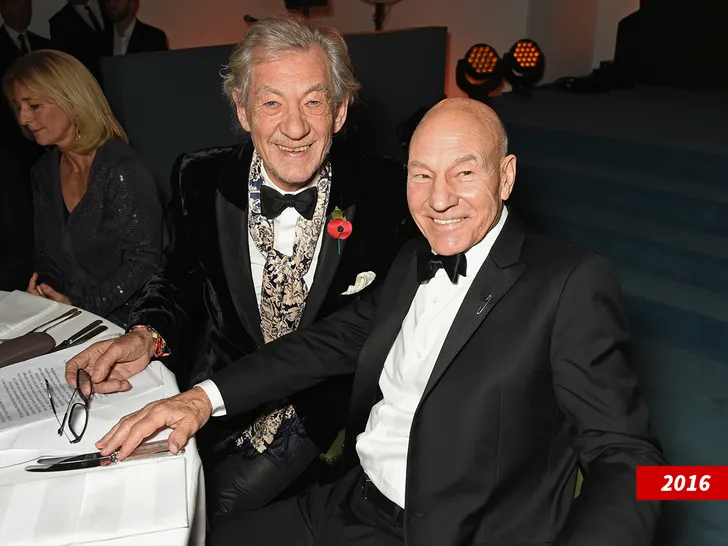 Ian McKellen and Patrick Stewart Getty 2