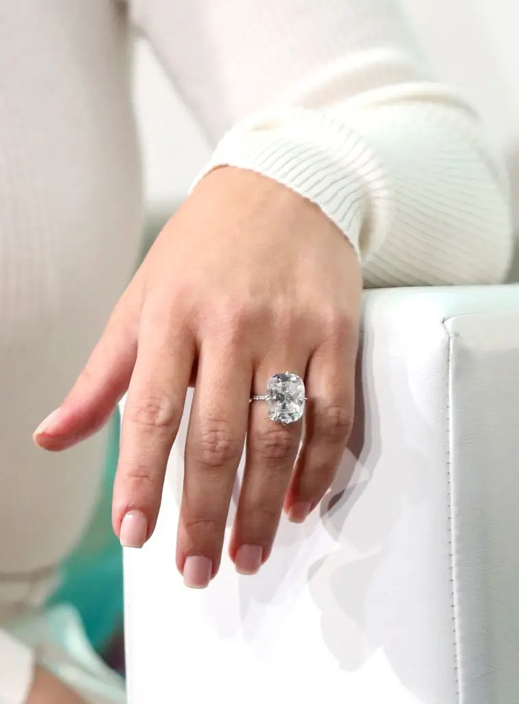 Kim Kardashian engagement ring