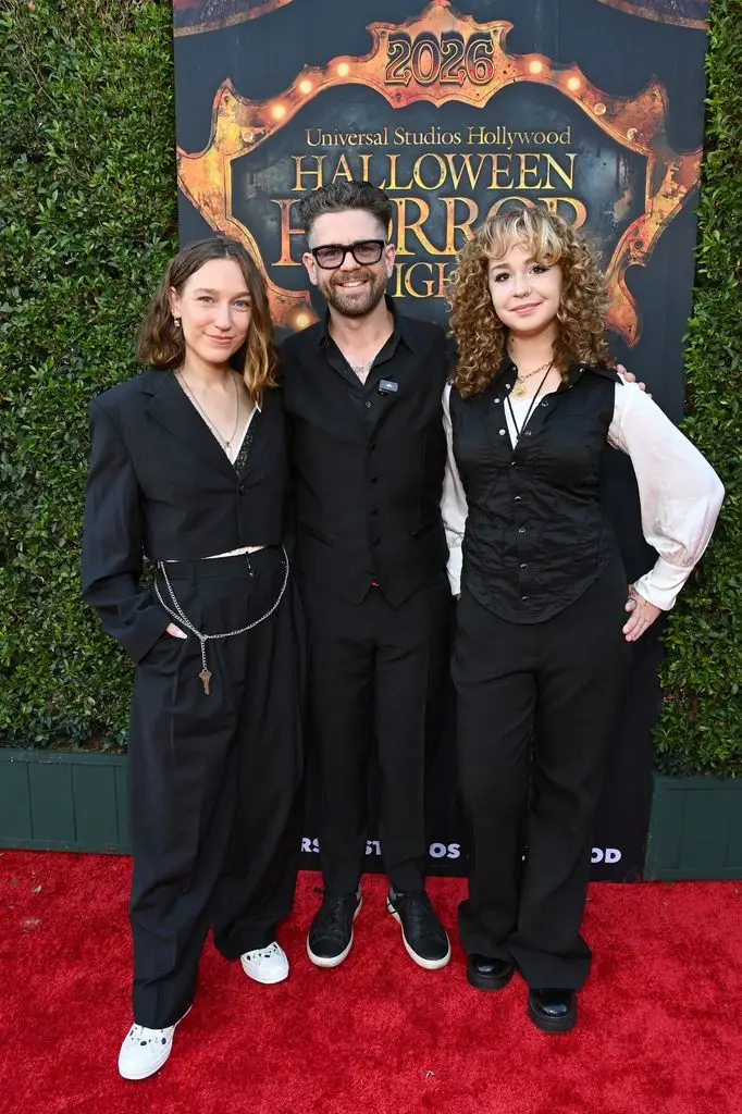 Jack Osbourne makes uncommon remark about elevating teenage daughter as he makes impassioned plea – unique 1 Jack Osbourne attends the Halloween Horror Nights opening night at Universal Studios Hollywood on September 3, 2026 with his wife Aree (left) and daughter Pearl (right)