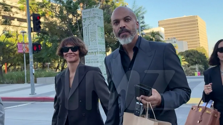 Halle Berry is all smiles in court docket earlier than being heard in her ex's custody struggle 1 halle-leaving-court-kal
